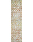 LOOMLAN Rugs Calandria Orange Washable Indoor-Outdoor Rug