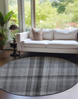 Calm Mirage Grey Washable Indoor-Outdoor Rug