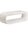 Capsule Concrete Outdoor Backless Bench-Outdoor Benches-SUNPAN-White-LOOMLAN