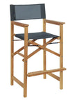 HiTeak Captain Teak Outdoor Bar Armchair