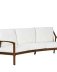 Replacement Cushions for Castelle Berkeley Crescent Curved Outdoor Couch Deep - Commercial Grade