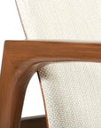 Castelle Berkeley Sling Swivel Rocker Dining Chair-Outdoor Dining Chairs-Castelle-LOOMLAN