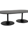 Castelle Castelle Tulip Aluminum Outdoor Oval Dining Table