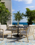 Castelle Castelle Tulip Aluminum Outdoor Round Dining Table
