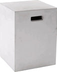 Castor Concrete Outdoor Square End Table - LOOMLAN - SUNPAN - Outdoor Side Tables
