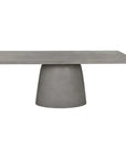 Cavallini Dining Table - Sleek Light Grey Concrete-Outdoor Dining Tables-SUNPAN-LOOMLAN
