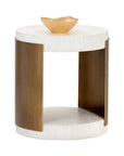 SUNPAN Cavette Concrete Top Outdoot End Table