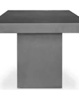 Cement Outdoor Dining Table Grey-Outdoor Dining Tables-Moe's Home-LOOMLAN