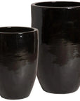 Emissary Ceramic Round Tall Planter