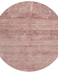 LOOMLAN Rugs Charix Pink Washable Indoor-Outdoor Rug