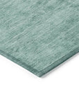 LOOMLAN Rugs Charix Teal Washable Indoor-Outdoor Rug