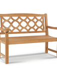 HiTeak Chichester 2-Person Teak Outdoor Bench