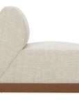 Christy Fabric Outdoor Armless Chair