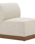 Christy Fabric Outdoor Armless Chair