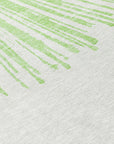 Addison Rugs Circles Green Washable Indoor-Outdoor Rug