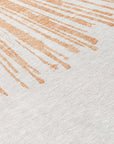Addison Rugs Circles Salmon Washable Indoor-Outdoor Rug