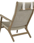 Sunset West Coastal Cushionless Highback Outdoor Chair