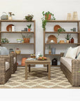 Sunset West Coastal Durable Teak Outdoor Coffee Table