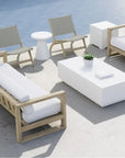 Sunset West Coastal Teak Outdoor Accent Chair