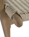 Sunset West Coastal Teak Outdoor Accent Chair