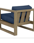 Sunset West Coastal Teak Sunbrella Outdoor Club Chair