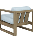Sunset West Coastal Teak Sunbrella Outdoor Club Chair