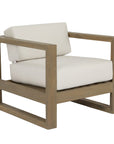 Sunset West Coastal Teak Sunbrella Outdoor Club Chair