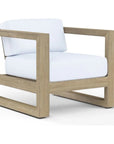 Sunset West Coastal Teak Sunbrella Outdoor Club Chair
