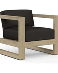 Sunset West Coastal Teak Sunbrella Outdoor Club Chair