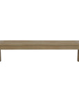 Sunset West Coastal Teak Sunbrella Outdoor Dining Bench