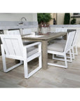 Sunset West Coastal Teak Timeless Outdoor Dining Table