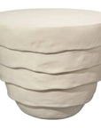 Jamie Young Concentric Fiber Glass Round Outdoor Side Table