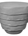 Jamie Young Concentric Fiber Glass Round Outdoor Side Table