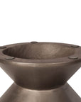 LH Home Concrete Inverted Concrete Outdoor Side Table