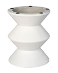 LH Home Concrete Inverted Concrete Outdoor Side Table