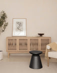 LH Home Concrete Mineral Concrete Outdoor Side Table
