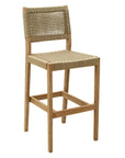 Zuo Modern Corde Olefin Fabric Outdoor Barstool