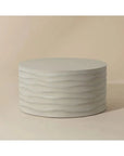 SUNPAN Corey Concrete Outdoor Round Coffee Table
