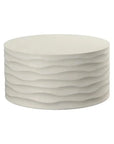 SUNPAN Corey Concrete Outdoor Round Coffee Table
