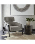 SUNPAN Corey Concrete Outdoor Round End Table