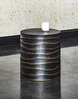 SUNPAN Corey Concrete Outdoor Round End Table