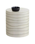 SUNPAN Corey Concrete Outdoor Round End Table
