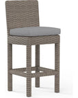 Coronado Sunbrella Outdoor Barstool-Outdoor Bar Stools-Sunset West-Canvas Granite-LOOMLAN