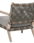 Costa Outdoor Club Chair Gray Teak-Outdoor Accent Chairs-Essentials For Living-LOOMLAN