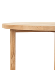 HiTeak Cross Legs Nesting Teak Patio Side Table