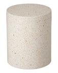 Emissary Cylinder 18 in.Terrazzo Garden Stool