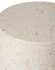 Emissary Cylinder 18 in.Terrazzo Garden Stool