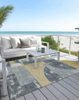 LOOMLAN Rugs Daeel Gray Washable Indoor-Outdoor Rug