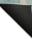 LOOMLAN Rugs Daeira Gray Washable Indoor-Outdoor Rug