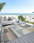LOOMLAN Rugs Daeira Orange Washable Indoor-Outdoor Rug